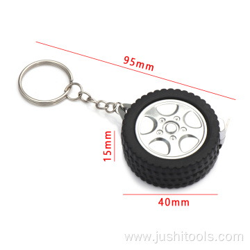 Plastic Material 1m Mini Tyre Shape Tape Measure